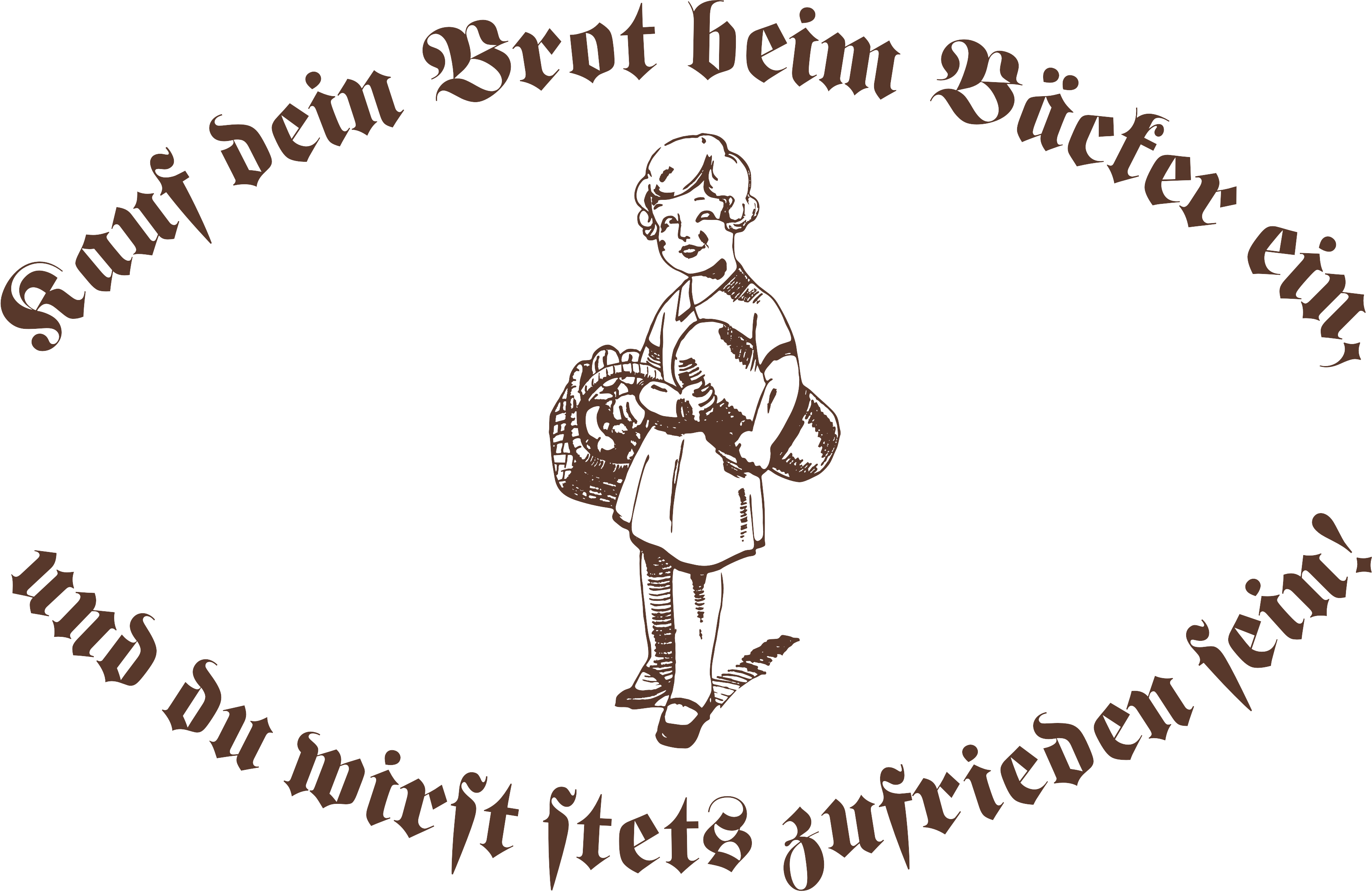 altes Logo von der Bäckerei Riedel